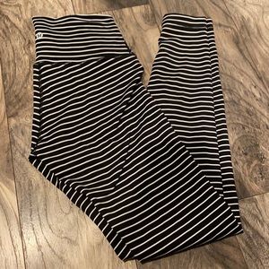 Striped Lululemon leggings